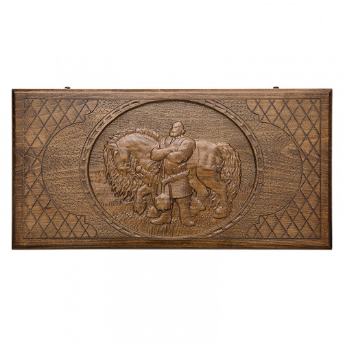 Нарды резные "Илья Муромец" Нарды резные "Илья Муромец"